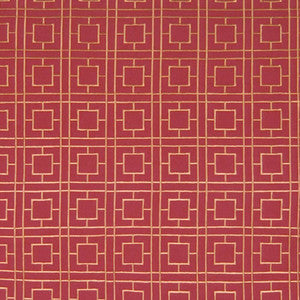 Dynasty Fret Paprika by Kasmir Fabric