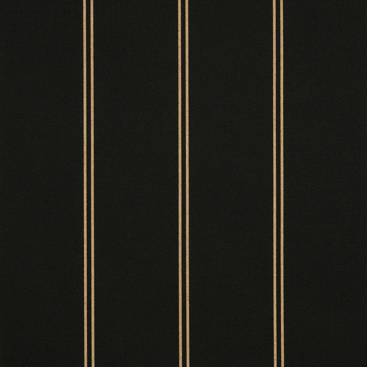 4988 Cooper Black by Sunbrella Designer Fabric Sunbrella Awning Stripes 100% Sunbrella® Acrylic USA or Imported 10-Year Horizontal: and Vertical: 46 in. - Swanky Fabrics -