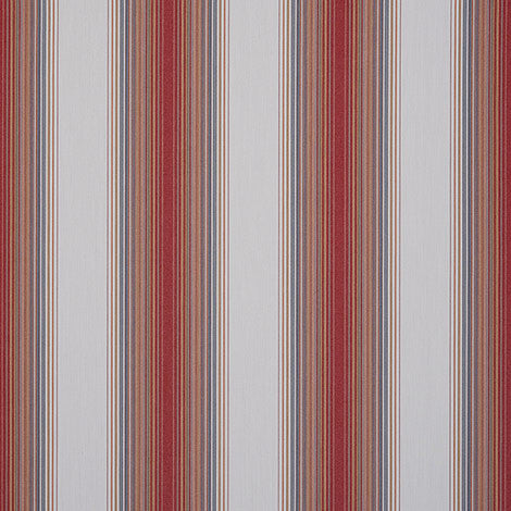 7351 Oslo Red by Sunbrella Fabric Dickson North American Collection - Stripes 100% Solution Dyed Acrylic USA or Imported 10-Year Horizontal: and Vertical: 47 in. - Fabric Carolina -