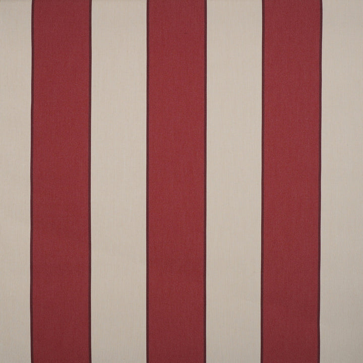 8211 Sienne Red / Linen by Sunbrella Fabric Dickson North American Collection - Stripes 100% Solution Dyed Acrylic USA or Imported 10-Year Horizontal: and Vertical: 47 in. - Fabric Carolina -