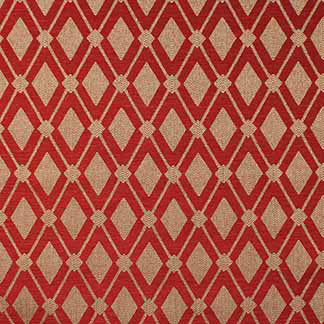 Eaker Red 1749611000 by Carole Fabric Exclusive Radiant Poppy 65% Poly,17% Acrylc,14% Viscose,4% Linen Turkey H: 6"V, 3 1/2"H  56" Minimum (See sample for specifics) - Fabric Carolina - Carole Exclusive