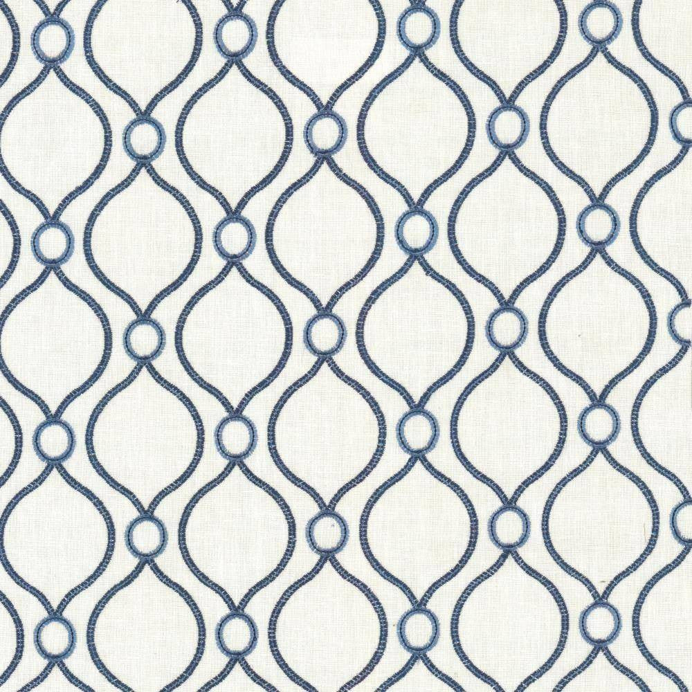 Eastlake Porcelain by Kasmir Fabric 5115 70% Polyester 30% Cotton INDIA 7,000 Wyzenbeek Double Rubs H: 4 4/8 inches, V:4 4/8 inches 58 - Fabric Carolina - Kasmir