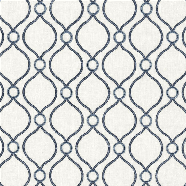 Eastlake Porcelain by Kasmir Fabric 5115 70% Polyester
30% Cotton
 INDIA </p><p>Repeat: Horizontal: 4 4/8 inches and Vertical: 4 4/8 inches 58 - Fabric Carolina -