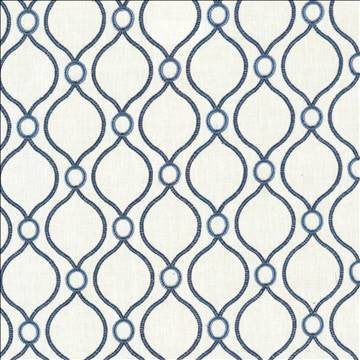Eastlake Porcelain by Kasmir Fabric 5115 70% Polyester 30% Cotton INDIA 7,000 Wyzenbeek Double Rubs H: 4 4/8 inches, V: 4 4/8 inches 58 - Fabric Carolina - Kasmir