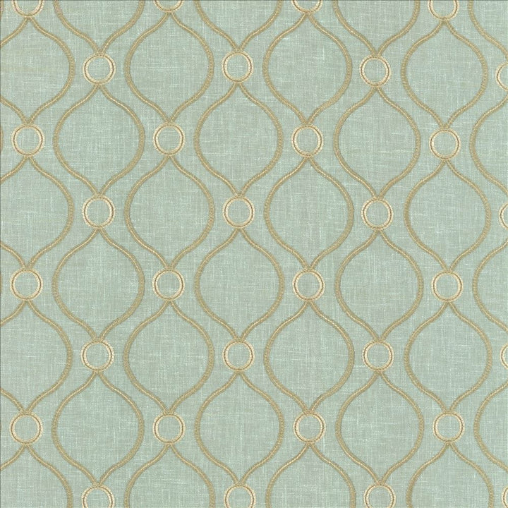 Eastlake Seaglass by Kasmir Fabric 5114 70% Polyester
30% Cotton
 INDIA 7,000 Wyzenbeek Double Rubs Horizontal: 4 4/8 inches and Vertical: 4 4/8 inches 58 - Fabric Carolina -
