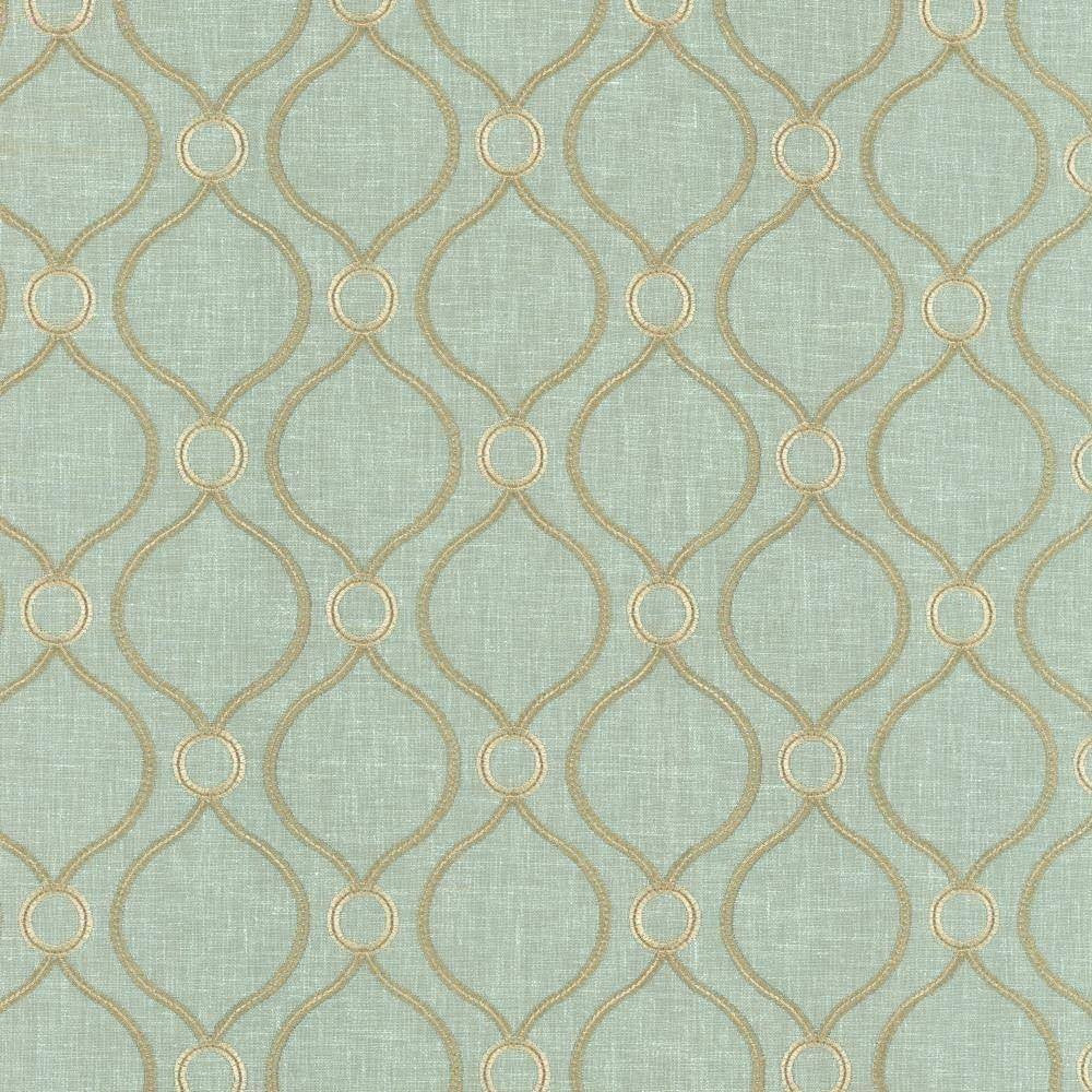 Eastlake Seaglass by Kasmir Fabric 5114 70% Polyester 30% Cotton INDIA 7,000 Wyzenbeek Double Rubs H: 4 4/8 inches, V:4 4/8 inches 58 - Fabric Carolina - Kasmir