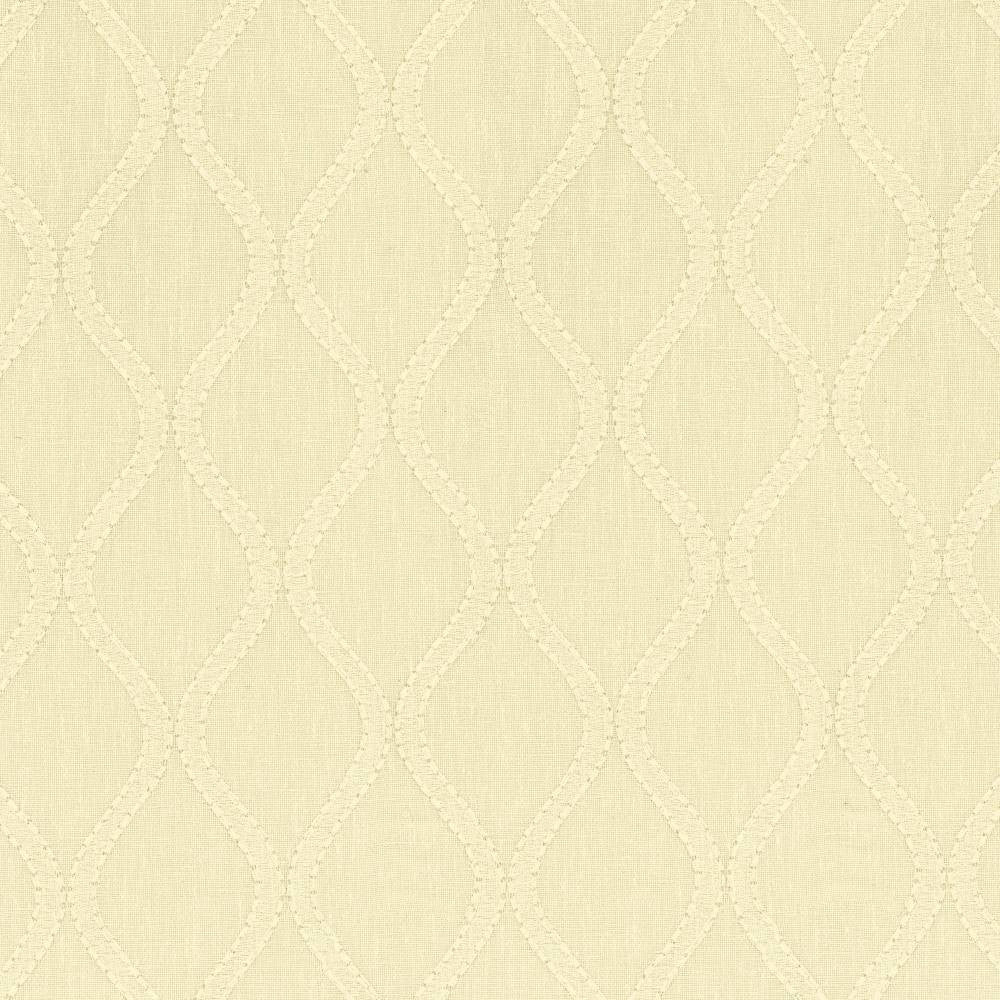 Eastwick Champagne by Kasmir Fabric 1443 54% Linen 32% Cotton 14% Polyester Embroidery Contents 100% Viscose INDIA Not Tested H: 3 2/8 inches, V:4 4/8 inches 55 - Fabric Carolina - Kasmir