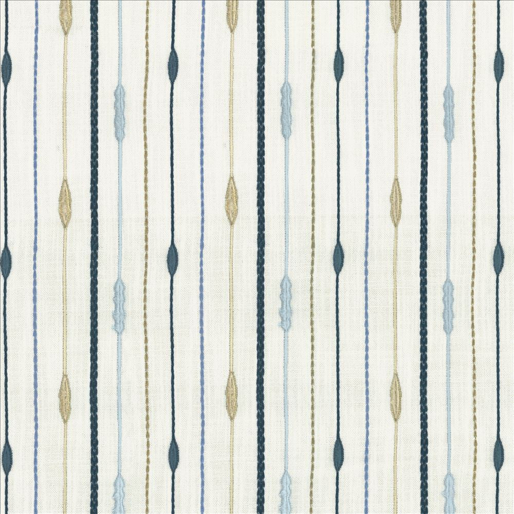 Easy Street Blue Jay by Kasmir Fabric 1463 100% Polyester
 INDIA </p><p>Repeat: Horizontal: 5 4/8 inches and Vertical: 6 3/8 inches 55 - Fabric Carolina -