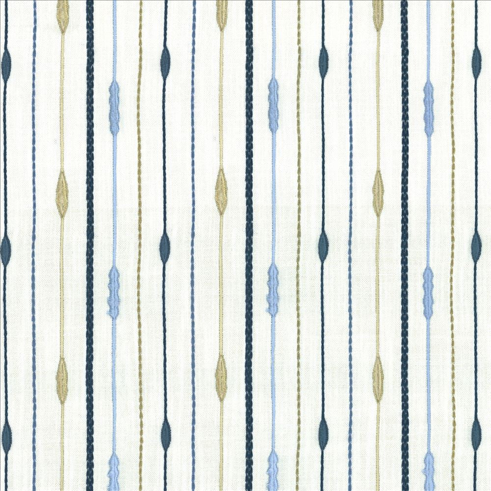 Easy Street Blue Jay by Kasmir Fabric 1463 100% Polyester
 INDIA 30,000 Wyzenbeek Double Rubs Horizontal: 5 4/8 inches and Vertical: 6 3/8 inches 55 - Fabric Carolina -