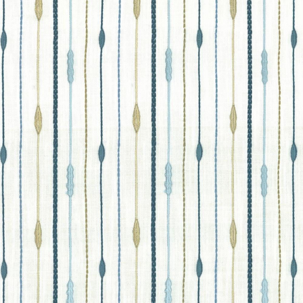 Easy Street Blue Jay by Kasmir Fabric 1463 100% Polyester
 INDIA </p><p>Repeat: Horizontal: 5 4/8 inches and Vertical: 6 3/8 inches 53 - Fabric Carolina -