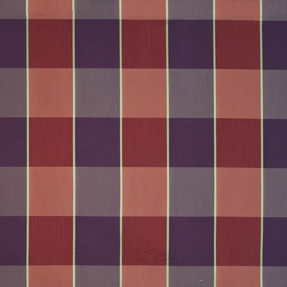 Eaton Plaid Fruit Punch by Kasmir Fabric 1397 62% Rayon
36% Polyester
2% Silk
 USA </p><p>Repeat: Horizontal: 13 4/8 inches and Vertical: 12 4/8 inches 54 - 55 - Fabric Carolina -