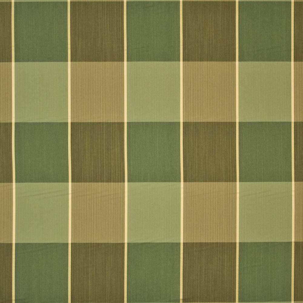 Eaton Plaid Pesto by Kasmir Fabric 1398 62% Rayon 36% Polyester 2% Silk USA 9,000 Wyzenbeek Double Rubs H: 13 4/8 inches, V:12 4/8 inches 54 - 55 - Fabric Carolina - Kasmir