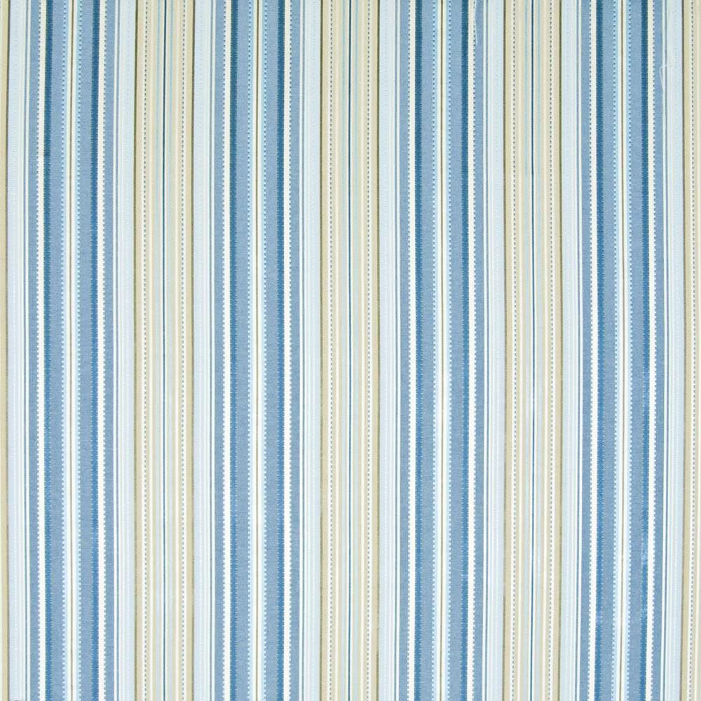 Eaton Stripe Bluebell by Kasmir Fabric 1372 70% Cotton 30% Polyester TURKEY 29,000 Wyzenbeek Double Rubs Horizontal: 9 2/8 inches and Vertical: 0 Inches 55 - Fabric Carolina -