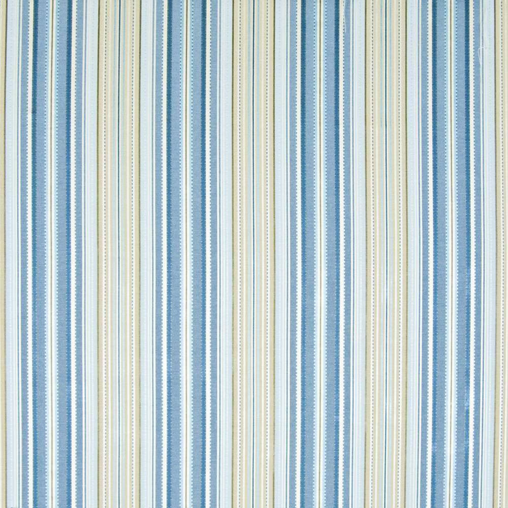 Eaton Stripe Bluebell by Kasmir Fabric 1372 70% Cotton 30% Polyester TURKEY 29,000 Wyzenbeek Double Rubs H: 9 2/8 inches, V:N/A 55 - Fabric Carolina - Kasmir