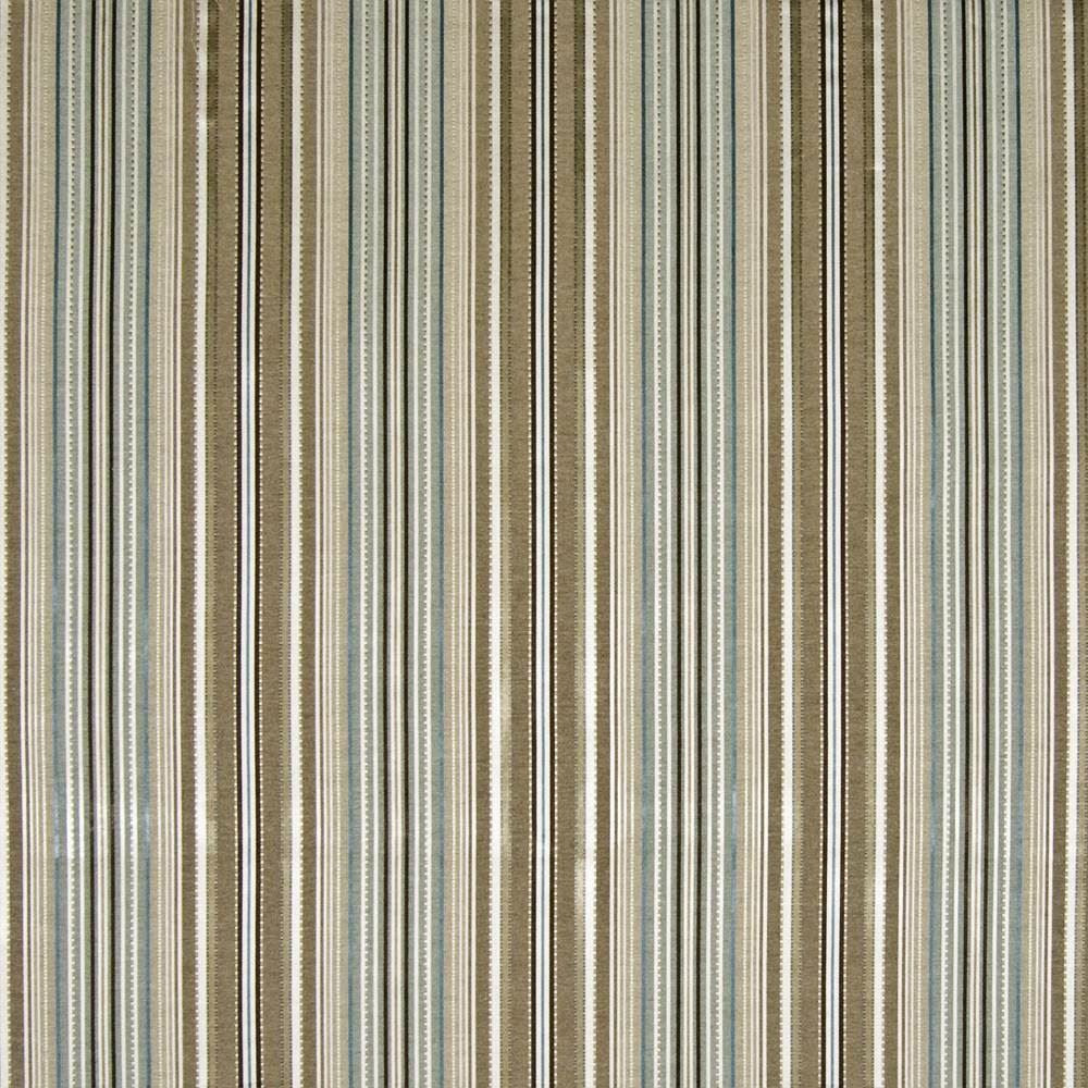 Eaton Stripe Stream  by Kasmir Fabric See sample 70% Cotton
30% Polyester
 TURKEY 29,000 Wyzenbeek Double Rubs </p><p>Repeat: Horizontal: 9 2/8 inches and Vertical: N/A 55  - Fabric Carolina -