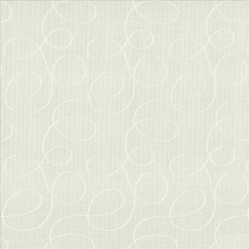 Ecliptic Snow by Kasmir Fabric 5157 100% Linen INDIA Not Tested Horizontal: 10 inches and Vertical: 15 6/8 inches 54 - Fabric Carolina -