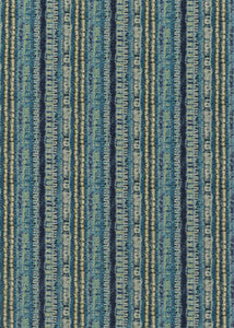 Reflections Linen Peacock by Threads Fabric
