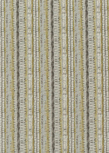 Reflections Linen Dove/Citrus by Threads Fabric
