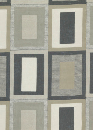 Moro Linen/Charcoal by Threads Fabric