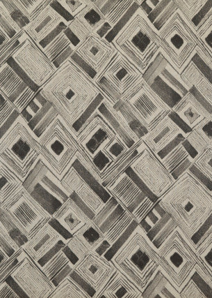 Ravine Linen/Charcoal by Threads Fabric