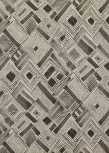 Ravine Linen/Charcoal by Threads Fabric
