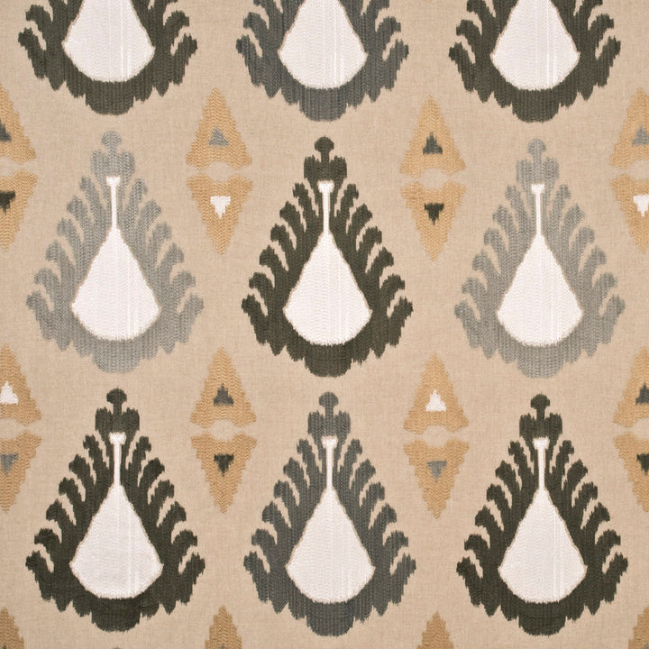 Exuberance Linen/Pewter by Threads Fabric