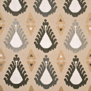 Exuberance Linen/Pewter by Threads Fabric