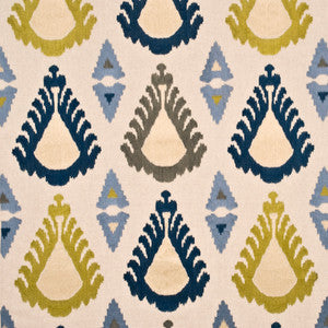 Exuberance Indigo/Celery by Threads Fabric