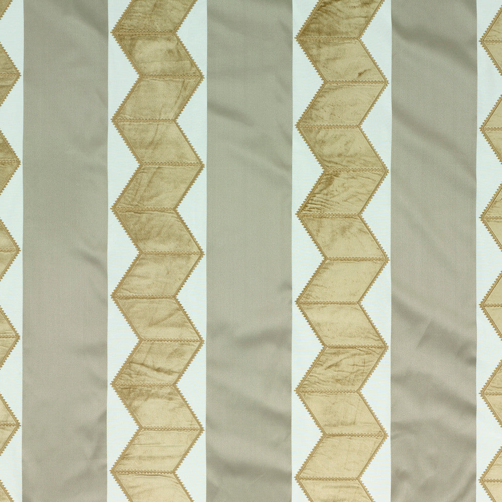 Cascade Velvet Bronze/Pewter by Threads Fabric