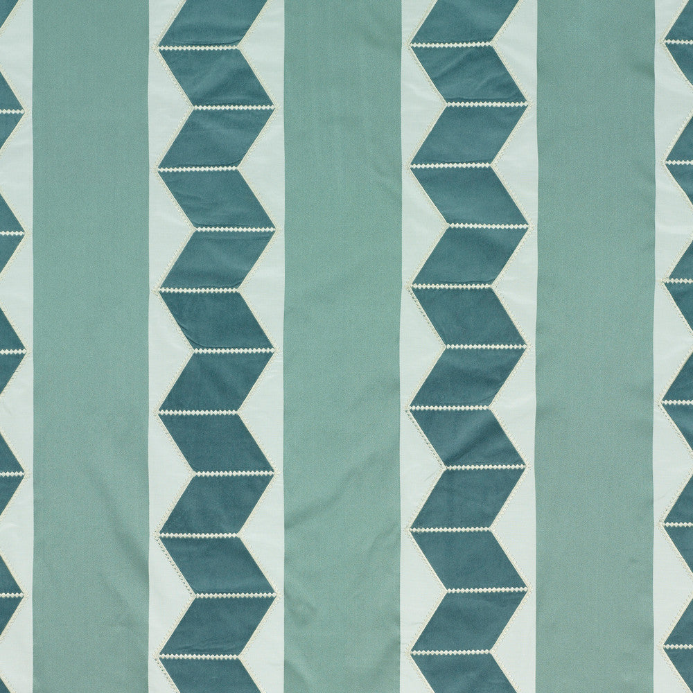 Cascade Velvet Aqua by Threads Fabric