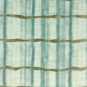 Latitude Aqua/Bronze by Threads Fabric