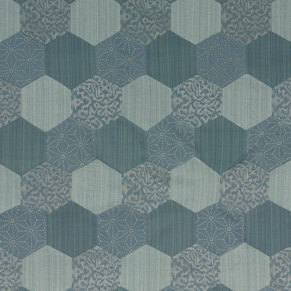 Entwined Slate by Threads Fabric