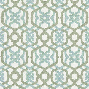 Edgemere Trellis Aquamarine by Kasmir Fabric