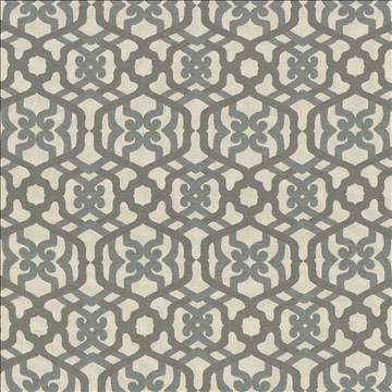 Edgemere Trellis Blue Haze by Kasmir Fabric 8004 100% Cotton USA 12,000 Wyzenbeek Double Rubs H: 7 inches, V: 9 inches 54 - Fabric Carolina - Kasmir