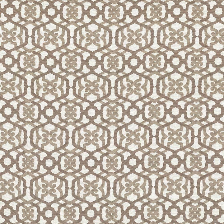 Edgemere Trellis Vanilla Bean by Kasmir Fabric 8004 100% Cotton USA 12,000 Wyzenbeek Double Rubs H: 7 inches, V:9 inches 54 - Fabric Carolina - Kasmir
