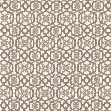Edgemere Trellis Vanilla Bean by Kasmir Fabric 8004 100% Cotton USA 12,000 Wyzenbeek Double Rubs H: 7 inches, V: 9 inches 54 - Fabric Carolina - Kasmir