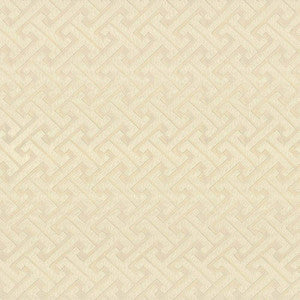 Edo Fret Vanilla by Kasmir Fabric
