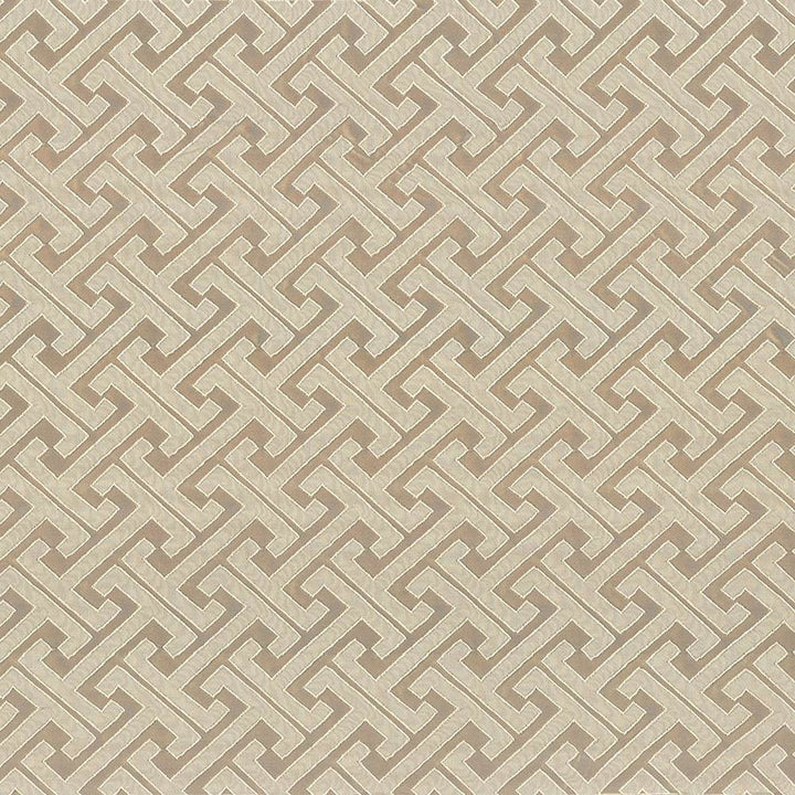 Edo Fret Fawn by Kasmir Fabric 5083 100% Polyester
 CHINA </p><p>Repeat: Horizontal: 2 2/8 inches and Vertical: 2 inches 57 - Fabric Carolina -