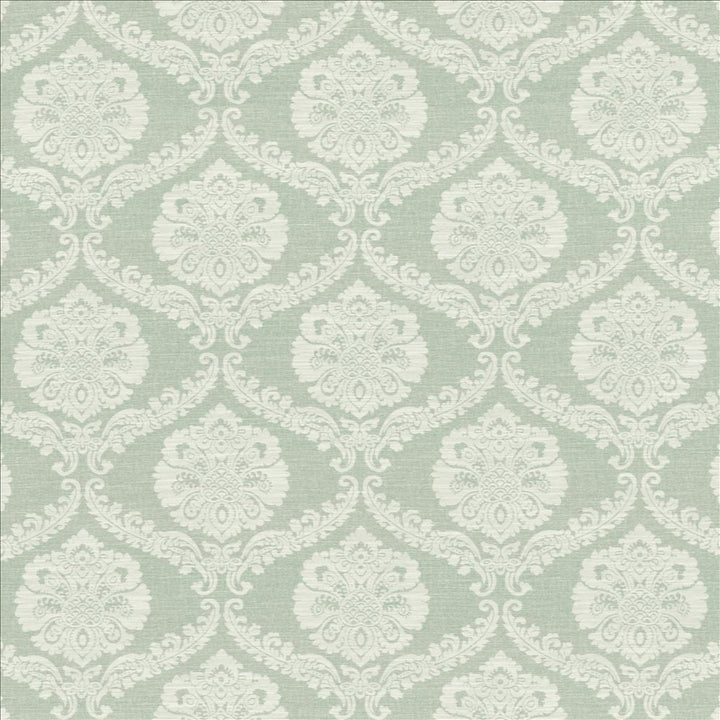 Elegant Caribbean  by Kasmir Fabric See sample 60% Viscose
40% Polyester
 CHINA Not Tested </p><p>Repeat: Horizontal: 15 3/8 inches and Vertical: 13 6/8 inches 56  - Fabric Carolina -