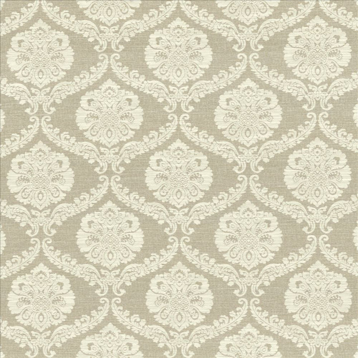 Elegant Sterling by Kasmir Fabric 1451 60% Viscose
40% Polyester
 CHINA Not Tested </p><p>Repeat: Horizontal: 15 3/8 inches and Vertical: 13 6/8 inches 56 - Fabric Carolina -