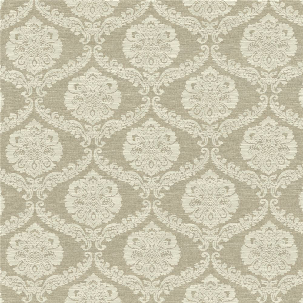 Elegant Sterling  by Kasmir Fabric See sample 60% Viscose
40% Polyester
 CHINA Not Tested </p><p>Repeat: Horizontal: 15 3/8 inches and Vertical: 13 6/8 inches 56  - Fabric Carolina -