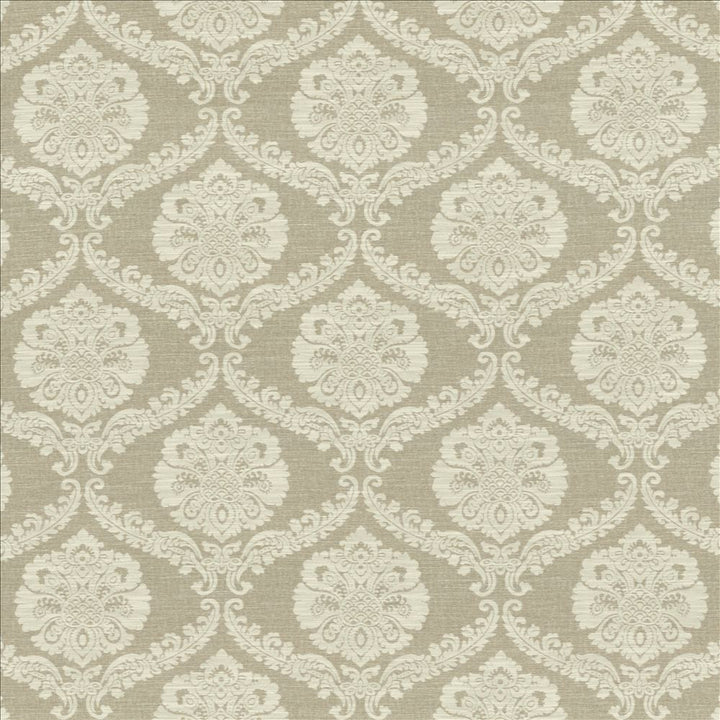 Elegant Sterling  by Kasmir Fabric See sample 60% Viscose
40% Polyester
 CHINA Not Tested </p><p>Repeat: Horizontal: 15 3/8 inches and Vertical: 13 6/8 inches 56  - Fabric Carolina -