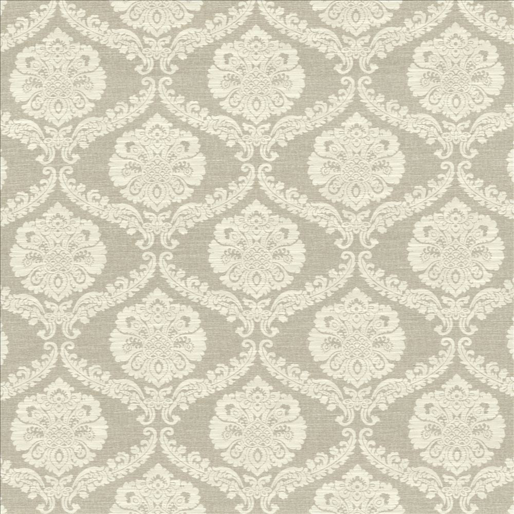 Elegant Sterling by Kasmir Fabric 1451 60% Viscose
40% Polyester
 CHINA </p><p>Repeat: Horizontal: 15 3/8 inches and Vertical: 13 6/8 inches 56 - Fabric Carolina -