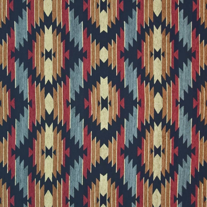 Elkwood Lodge Denim by Kasmir Fabric 1398 46% Acrylic 28% Polyester 26% Cotton CHINA 45,000 Wyzenbeek Double Rubs H: 15 4/8 inches, V:14 inches 56 - Fabric Carolina - Kasmir
