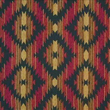 Elkwood Lodge Glowing Embers by Kasmir Fabric 1397 46% Acrylic 28% Polyester 26% Cotton CHINA 45,000 Wyzenbeek Double Rubs H: 15 4/8 inches, V: 14 inches 56 - Fabric Carolina - Kasmir