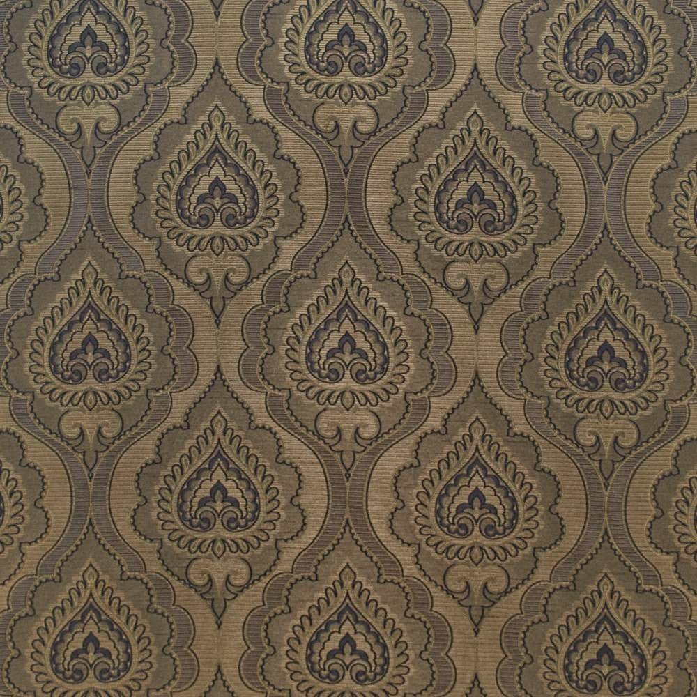 Ellington Hall Truffle by Kasmir Fabric 1403 100% Polyester INDIA Not Tested H: 14 inches, V:17 inches 54 - 55 - Fabric Carolina - Kasmir