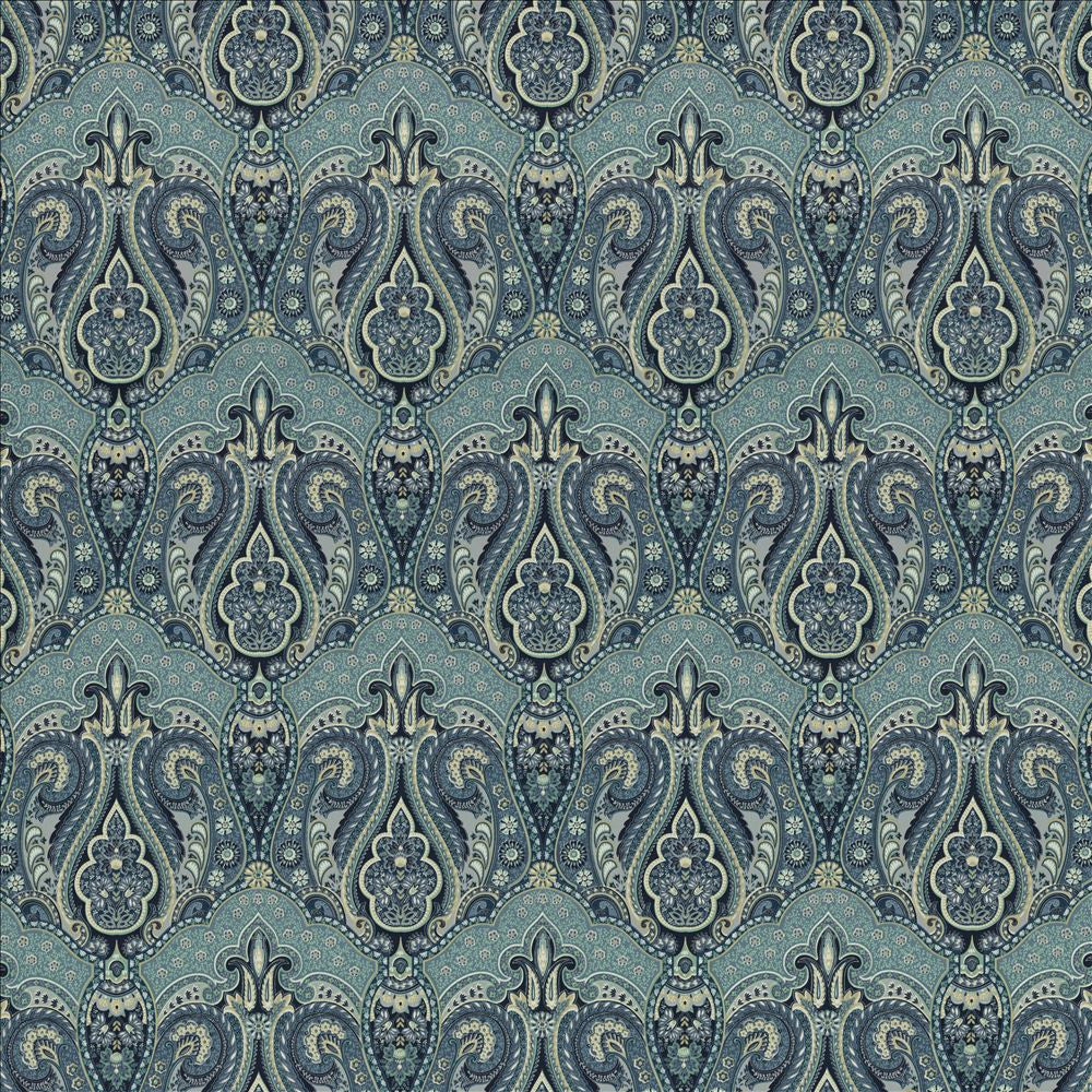 Elnora Porcelain by Kasmir Fabric 5154 100% Cotton
 CHINA 6,000 Wyzenbeek Double Rubs Horizontal: 9 inches and Vertical: 18 inches 54 - Fabric Carolina -