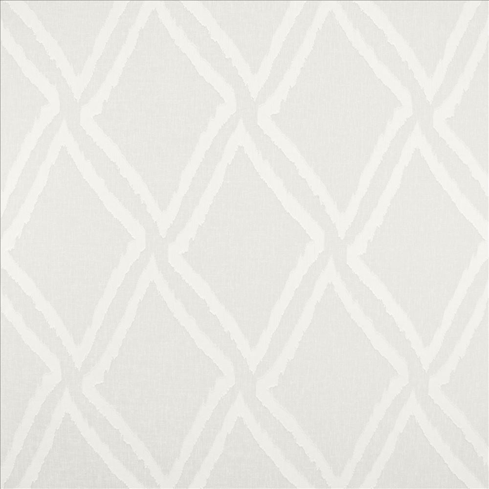 Embark Winter White by Kasmir Fabric 5108 100% Polyester
 TURKEY </p><p>Repeat: Horizontal: 10 2/8 inches and Vertical: 15 inches 118 - Fabric Carolina -