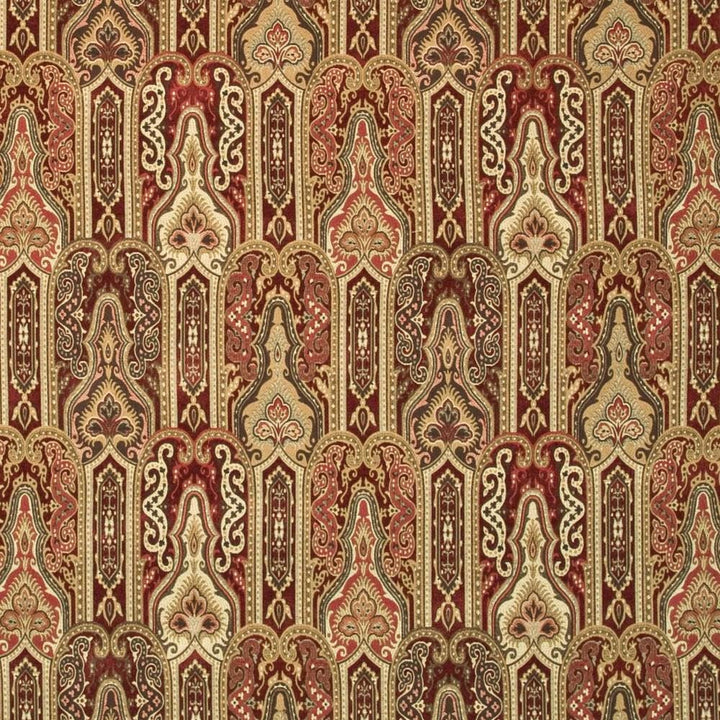 Emerson Hall Cinnabar by Kasmir Fabric 1397 47% Spun Rayon
35% Rayon
18% Polyester
 CHINA 27,000 Wyzenbeek Double Rubs </p><p>Repeat: Horizontal: 14 inches and Vertical: 15 4/8 inches 42 - Fabric Carolina -