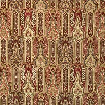 Emerson Hall Cinnabar by Kasmir Fabric 1397 47% Spun Rayon 35% Rayon 18% Polyester CHINA 27,000 Wyzenbeek Double Rubs H: 14 inches, V: 15 4/8 inches 53 - 55 - Fabric Carolina - Kasmir